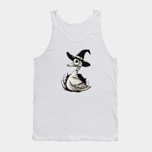 Skeleton Witch Duck Tank Top